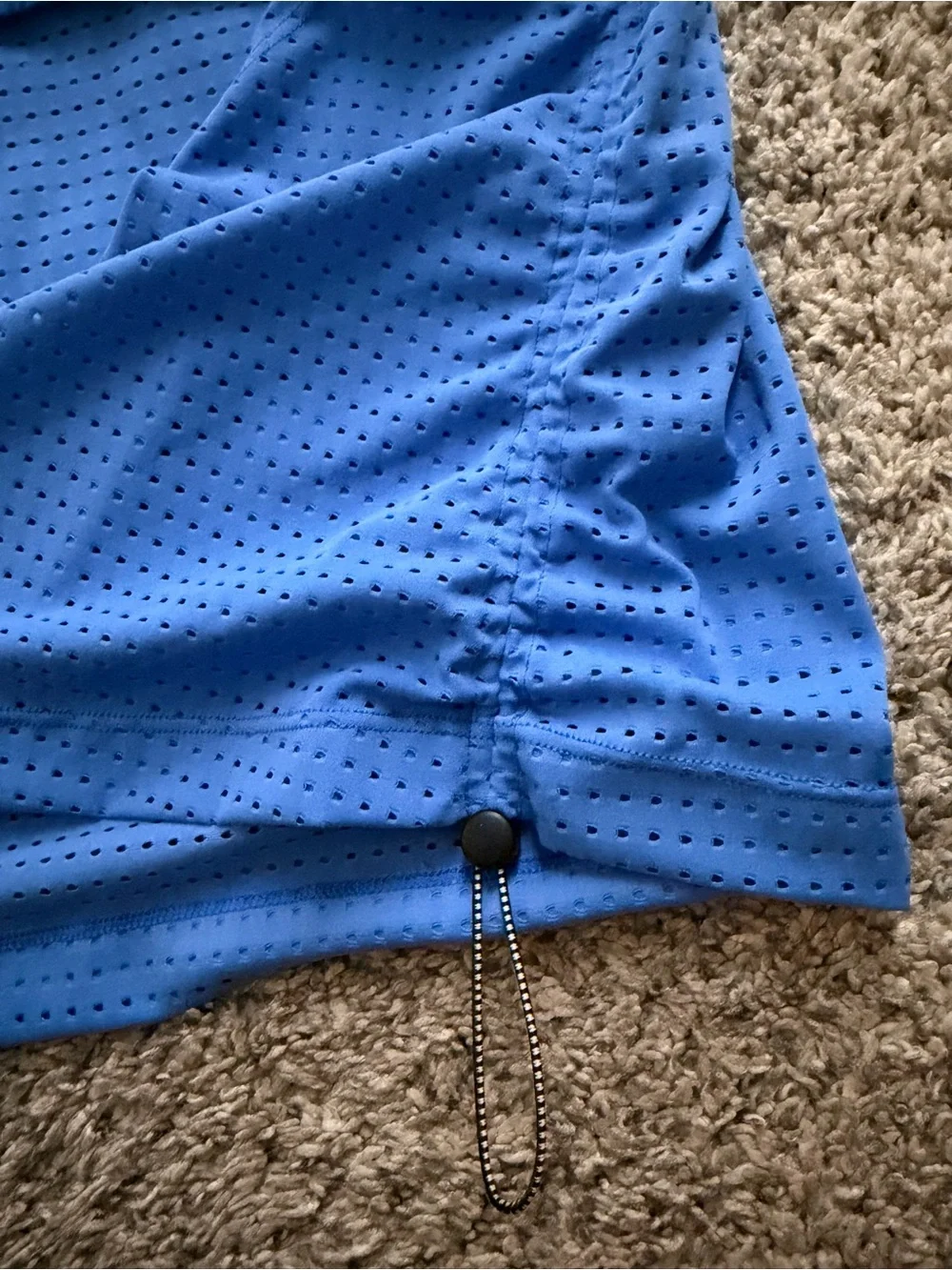Nike Performance Perforated Blue Top